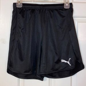Puma black basic athletic shorts